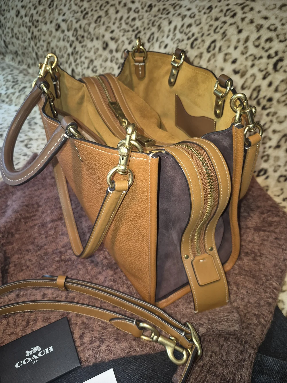 Coach RARE Colorblock Rogue 30!